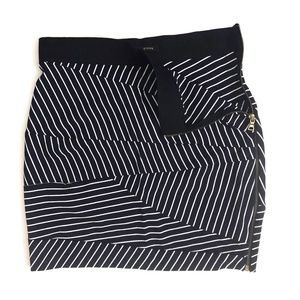Cynthia Steffe Striped Mini Pencil Skirt
